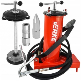 Pompa de gresat actionata la picior recipient 3L VERKE V86130 – Kraft&Dele