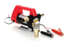 Pompa electrică portabilă 24V pentru transfer motorină, ulei și kerosen KraftDele KD1169, cu filtru extern - Img 7
