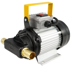 Pompă electrică VERKE 230V 750W pentru transfer ulei motorină și ulei combustibil, debit 30 l/min, înălțime refulare 19 m - Img 2