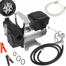 Pompa pentru ulei și motorină 12V/24V Mar-Pol M66902, set complet cu furtunuri și accesorii