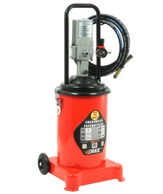 Pompa pneumatică de gresare 12L cu furtun 4 m și roți, pentru ungere sub presiune, model V86140 MaxRom - Img 2