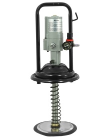Pompa pneumatică de gresare 12L cu furtun 4 m și roți, pentru ungere sub presiune, model V86140 MaxRom - Img 12