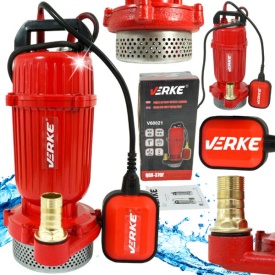 Pompă submersibilă pentru apă murdară VERKE QDX-370F cu plutitor, 1 inch, 0,37 kW, debit 5000 l/h - Img 10