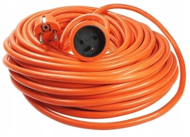 Prelungitor electric de grădină KraftDele KD4020, 20 m, cablu 2x0,75 mm, pentru alimentarea echipamentelor electrice de uz casnic - Img 2