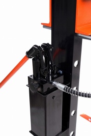 Presă hidraulică de atelier 30T KraftDele KD317, construcție din oțel, masă reglabilă și cursă 190 mm - Img 8