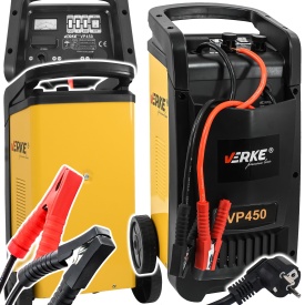 Redresor auto cu pornire asistată 320A, 12/24V, 55A, pentru acumulatori plumb-acid 40-600Ah, model VP-450 MaxRom