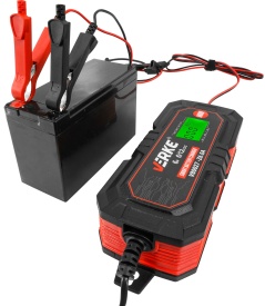 Redresor auto inteligent cu microprocesor MaxRom V80027, 6V/12V, 6A, pentru acumulatori STD, AGM, GEL și LFP - Img 2