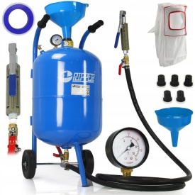 Sablator sifonic Mar-Pol 76L 20 GAL, 4,3-7,5 bar, model M80592R, cu 5 duze și separator de apă