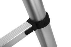 Scară din aluminiu KraftDele cu 10 trepte, înălțime de lucru 3,2 m, suportă până la 150 kg - Img 11