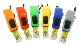 Set 24 rulete retractabile MaxRom 5 m x 18 mm, în culori diferite, cu bandă din oțel și protecție nylon - Img 11
