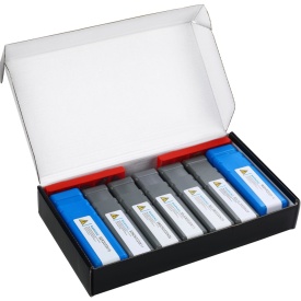 Set 28 piese cuțite de strung 20x20 mm KraftDele KD1072, cu plăcuțe și chei pentru prelucrare metal - Img 11