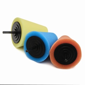 Set 3 bureți conici pentru polisare jante și zone greu accesibile 150 mm KraftDele KD1592 - Img 5
