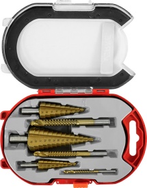Set 3 burghie conice si 3 burghie de frezare V05051 Verke