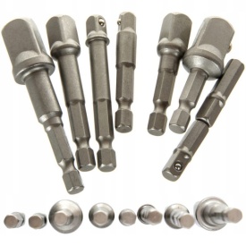 Set adaptoare autofiletanta 7 elemente 1/4"-3/8"-1/2 " KD1559 Kraftdele