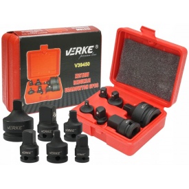 Set adaptoare pentru chei de impact 6 elemente VERKE V39450