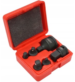 Set adaptoare reductoare de impact 6 piese MaxRom Premium Line din oțel CR-MO, pentru service auto și vulcanizare - Img 6