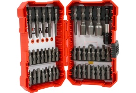 Set biți profesional Verke 42 piese, Torx, imbus și plați, din oțel crom-vanadiu, cu adaptor magnetic și cutie de depozitare - Img 6