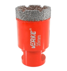 Set carote diamantate M14 MaxRom, 6 piese, 6-68 mm, cu adaptor HEX și valiză pentru gresie, faianță, klinker și piatră - Img 8