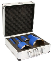Set carote diamantate pentru gresie și piatră Mar-Pol M22597, filet M14, 20-76 mm, 6 piese - Img 2