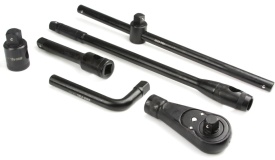 Set chei tubulare Mar-Pol 26 piese, 3/4 inch și 1 inch, 6 și 12 colțuri, pentru atelier auto și lucrări grele - Img 5