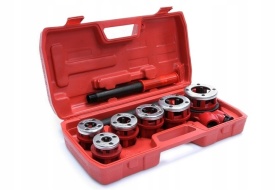 Set clupa filiera filetat manuala 6 piese 1/4"; 3/8"; 1/2"; 3/4"; 1"; 1 1/4" MXM55820 – Kraft&Dele