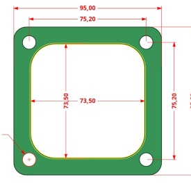 Set de 10 Garnituri set pentru cap compresor de aer V 3x65mm Mod.0.36-8 (C) CH195 - Img 5