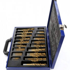 Set de 170 burghie de titan HSS-TIN pentru metal TA1313 Tagred - Img 3