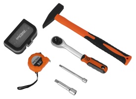 Set de scule KraftDele KD11353, 90 piese, în valiză din aluminiu, cu tubulare, chei, biți, șurubelnițe și clești - Img 4