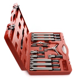 Set extractoare rulmenți KraftDele KD10148 pentru service auto și mecanică, în valiză, pentru roți dințate, fulii și arbori - Img 3