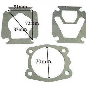 Set garnituri cap compresor cilindru de 70mm (3buc/set) CH034 - Img 2