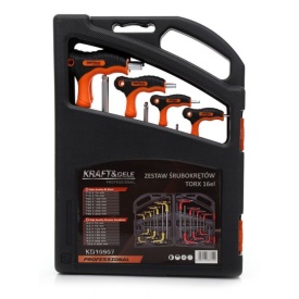 Set imbusuri TORX 16 elemente 10907 – Kraft&Dele