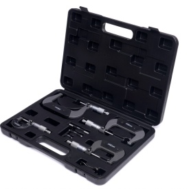 Set micrometre de exterior 0-100 mm KraftDele KD10443, 4 piese, precizie 0,01 mm, cu etaloane și valiză - Img 4
