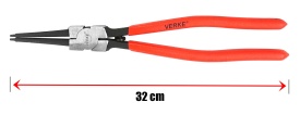 Set profesional 4 clești pentru inele de siguranță Seeger 13" / 320 mm, exteriori și interiori, MaxRom - Img 7