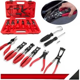 Set profesional 9 piese clești pentru coliere de strângere auto MaxRom, pentru furtunuri, coliere elastice, CLIC și CLIC-R - Img 6