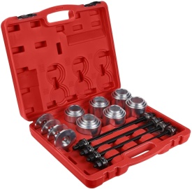 Set profesional KraftDele KD12502 pentru extragerea și montarea bucșelor 34-82 mm, 28 piese - Img 10