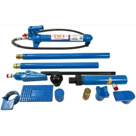 Set trusa hidraulica indreptat caroserie 10T + accesorii VERKE V86368 – Kraft&Dele