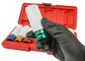 Set tubulare de impact 1/2 pentru jante din aluminiu, 7 piese, protecție pentru jantă, MaxRom V86101 - Img 8