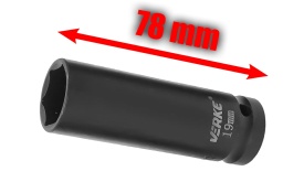 Set tubulare de impact lungi 1/2 inch, 13 piese, 10-32 mm, din oțel crom-vanadiu, cu valiză, MaxRom - Img 7