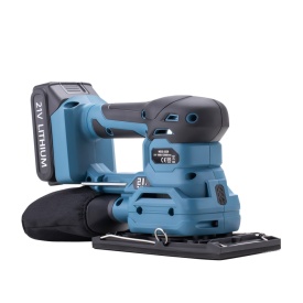 Șlefuitor excentric 3 în 1 cu acumulator 21V 3Ah KraftDele WDS2526, pentru șlefuire și lustruire lemn, metal, tencuială - Img 4