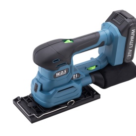 Șlefuitor excentric 3 în 1 cu acumulator 21V 3Ah KraftDele WDS2526, pentru șlefuire și lustruire lemn, metal, tencuială - Img 8