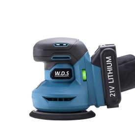 Șlefuitor excentric cu acumulator 21V 3Ah KraftDele WDS2525, disc 125 mm, cu încărcător și reglaj de viteză - Img 2