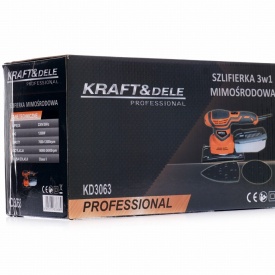Șlefuitor excentric orbital 3 în 1 KraftDele KD3063, 1200W, cu reglaj de turație și recipient pentru praf - Img 12