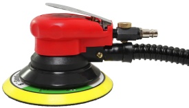 Șlefuitor orbital pneumatic 150 mm, cursă 2,5 mm, reglaj turație, pentru metal și lemn, MaxRom V81403 - Img 4