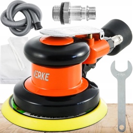 Șlefuitor pneumatic orbital 125 mm MaxRom, reglaj turație, 12000 rpm, pentru șlefuire și polisare metal și lemn