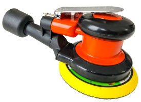 Șlefuitor pneumatic orbital 125 mm MaxRom, reglaj turație, 12000 rpm, pentru șlefuire și polisare metal și lemn - Img 7