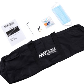 Șlefuitor tip girafă pentru gips-carton KraftDele KD3131, 1500W, cu iluminare LED, 2 capete de șlefuire și furtun 2 m - Img 11