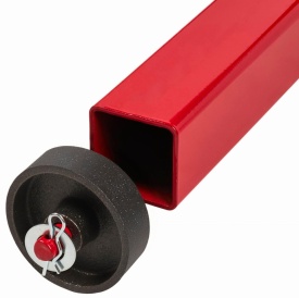 Stand motor și cutie de viteze KraftDele KD1360, 400 kg, cap rotativ 360°, pliabil, cu roți metalice - Img 9