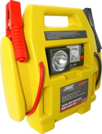 Starter auto multifuncțional 4 în 1 MaxRom 12V cu compresor, lampă și priză 12V, 900A vârf, acumulator 7Ah - Img 4