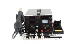 Stație 5 în 1 pentru sudură plastic și lipire cu aer cald KraftDele KD855, control digital, 4 duze - Img 4