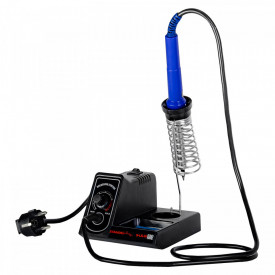 Statie de lipire cu letcon si stativ 60 W S-LS-18 Basic Stamos 10021029 - Img 1